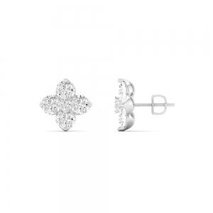 Bella By Ovani® Diamonds Flower Studs 1 Ct. T.w. in 18K White Gold