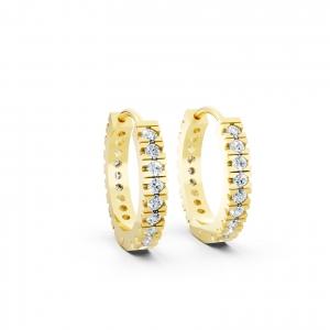 Novello Lab-grown Diamonds Bar-set Earrings - 0.20 Ct. T.w. thumbnail 2