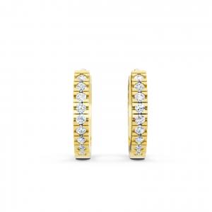 Novello Lab-grown Diamonds Bar-set Earrings - 0.20 Ct. T.w. thumbnail 4