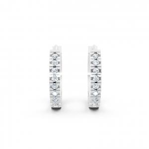 Novello Lab-grown Diamonds Bar-set Earrings - 0.20 Ct. T.w. thumbnail 2