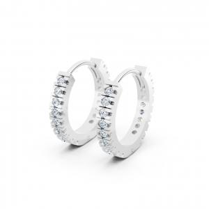 Novello Lab-grown Diamonds Bar-set Earrings - 0.20 Ct. T.w. thumbnail 4