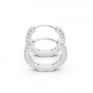 Novello Lab-grown Diamonds Bar-set Earrings - 0.20 Ct. T.w. thumbnail 5