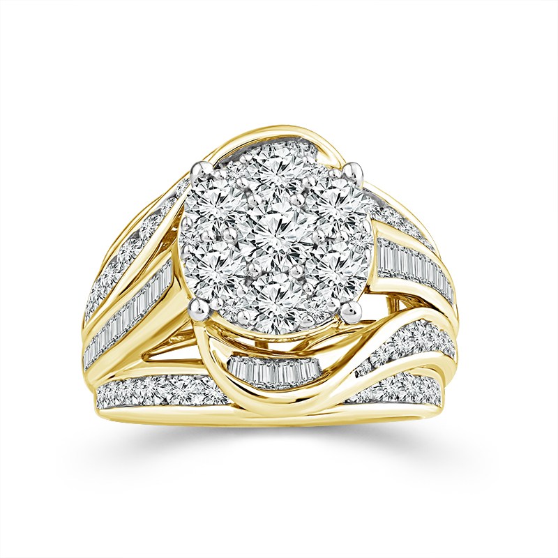 Novello Lab-grown Diamonds Bridal Ring - 3.05 Ct. T.w. thumbnail 1
