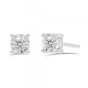 Love Spell® Lab-grown Diamonds Solitaire Studs - 0.15 Ct. T.w. thumbnail 2