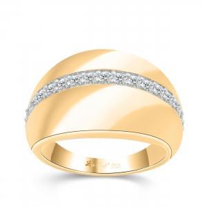 Love Spell® Lab-grown Diamonds Coffee Bean Band - 0.50 Ct. T.w.
in Vermeil