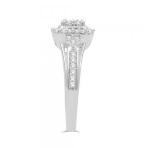 Love Spell® Lab-grown Diamonds Halo Ring - 0.50 Ct. T.w. thumbnail 5