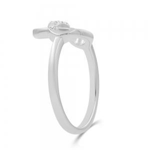 Love Spell® Lab-grown Diamonds Letter A Initial Ring - 0.10 Ct. T.w. thumbnail 4