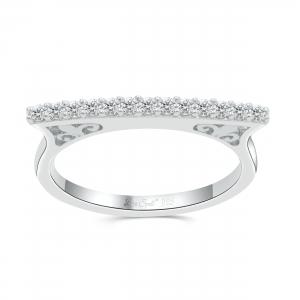 Love Spell® Lab-grown Diamonds Bar Band - 0.25 Ct. T.w. in Sterling Silver