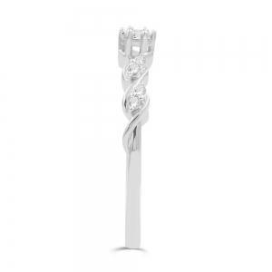 Love Spell® Lab-grown Diamonds 5-stone Band - 0.10 Ct. T.w. thumbnail 5