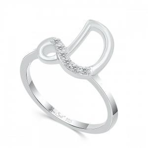Love Spell® Lab-grown Diamonds Letter D Initial Ring - 0.10 Ct. T.w. thumbnail 3