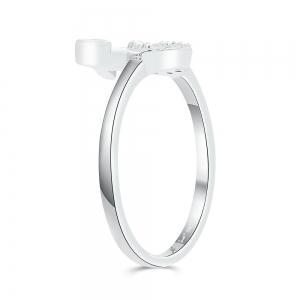 Love Spell® Lab-grown Diamonds Letter F Initial Ring - 0.10 Ct. T.w. thumbnail 4