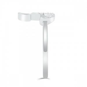 Love Spell® Lab-grown Diamonds Letter F Initial Ring - 0.10 Ct. T.w. thumbnail 5