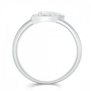 Love Spell® Lab-grown Diamonds Letter F Initial Ring - 0.10 Ct. T.w. thumbnail 6