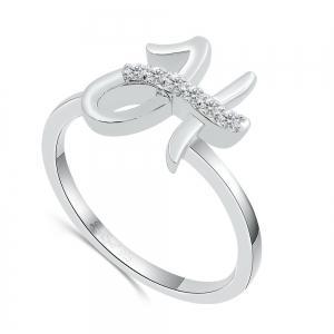 Love Spell® Lab-grown Diamonds Letter H Initial Ring - 0.10 Ct. T.w. thumbnail 3