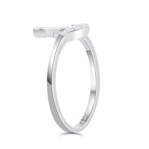 Love Spell® Lab-grown Diamonds Letter J Initial Ring - 0.10 Ct. T.w. thumbnail 4