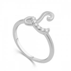 Love Spell® Lab-grown Diamonds Letter I Initial Ring - 0.10 Ct. T.w. thumbnail 3