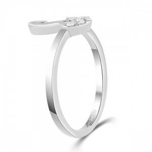 Love Spell® Lab-grown Diamonds Letter S Initial Ring - 0.10 Ct. T.w. thumbnail 4