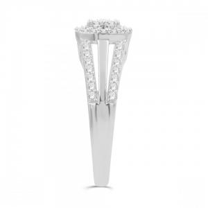 Love Spell® Lab-grown Diamonds Halo Composite Split Shank Ring - 0.50 Ct. T.w. thumbnail 5