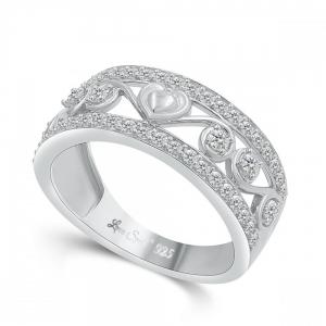 Love Spell® Lab-grown Diamonds Heart Band - 0.50 Ct. T.w. thumbnail 4