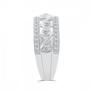 Love Spell® Lab-grown Diamonds Heart Band - 0.50 Ct. T.w. thumbnail 5