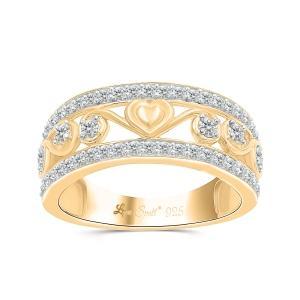 Love Spell® Lab-grown Diamonds Heart Band - 0.50 Ct. T.w.
in Vermeil