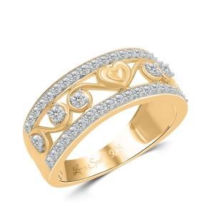 Love Spell® Lab-grown Diamonds Heart Band - 0.50 Ct. T.w.
In Vermeil thumbnail 2