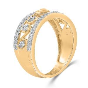 Love Spell® Lab-grown Diamonds Heart Band - 0.50 Ct. T.w.
In Vermeil thumbnail 4