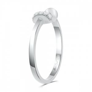 Love Spell® Lab-grown Diamonds Ball And Bar Open Shank Band - 0.06 Ct. T.w. thumbnail 4