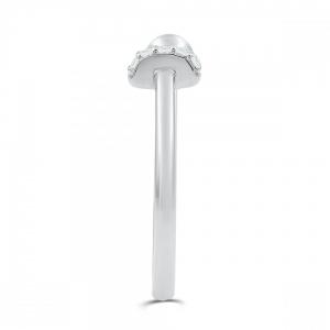 Love Spell® Lab-grown Diamonds Ball And Bar Open Shank Band - 0.06 Ct. T.w. thumbnail 6