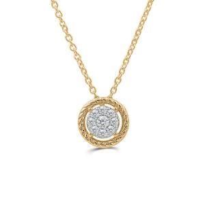 Love Spell® Lab-grown Diamonds Composite Pendant - 0.25 Ct. T.w. in Vermeil