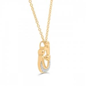 Love Spell® Lab-grown Diamonds Mother And Baby Pendant - 0.10 Ct. T.w. thumbnail 2