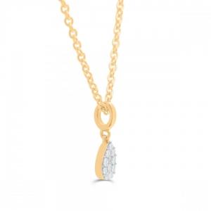 Love Spell® Lab-grown Diamonds Pear Composite Pendant - 0.10 Ct. T.w. thumbnail 2