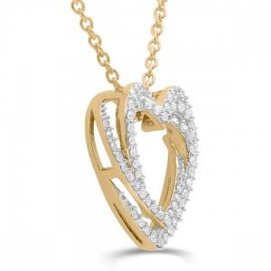 Love Spell® Lab-grown Diamonds Triple Heart Pendant - 0.65 Ct. T.w. thumbnail 2