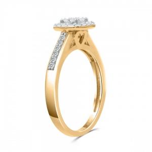 Love Spell® Lab-grown Diamonds Halo Composite Ring - 0.35 Ct. T.w. thumbnail 5
