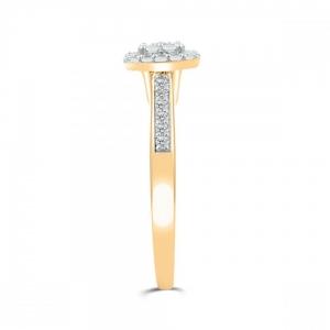 Love Spell® Lab-grown Diamonds Halo Composite Ring - 0.35 Ct. T.w. thumbnail 6