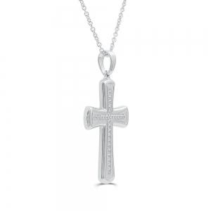 Link N Lock® Lab-grown Diamonds Cross Pendant-0.50 Ct. T.w. thumbnail 2