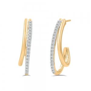 Love Spell® Lab-grown Diamonds Jacket Hoops - 0.35 Ct. T.w.
 thumbnail 2