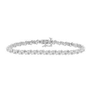 Love Spell Lab-grown Diamonds Tennis Bracelet 2.05 Ct. T.w. in Sterling Silver