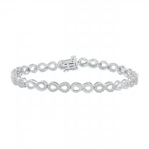 Love Spell Lab-grown Diamonds Infinity Bracelet 1.65 Ct. T.w. in Sterling Silver