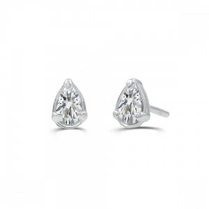 Love Spell® Lab-grown Diamonds Pear Solitiare Studs - 0.35 Ct. T.w. thumbnail 2
