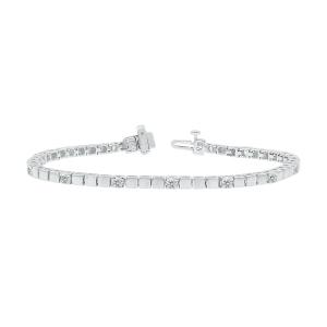 Love Spell Lab-grown Diamonds Tennis Bracelet 1.35 Ct. T.w. in Sterling Silver