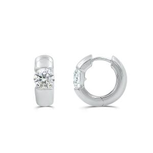 Love Spell Lab-grown Diamonds Hoops 2.10 Ct. T.w. in Sterling Silver