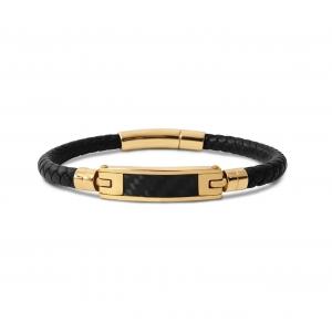 Link N Lock® PU Rope Leather Bracelet - 8.5 inches