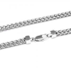 Link N Lock® Silver Ion Plated Stainless Steel Franco Chain - 26 Inches, 5mm thumbnail 2