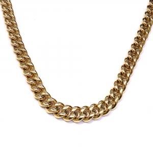 Link N Lock® Yellow Ion Plated Stainless Steel Cuban Chain - 26 inches, 12mm