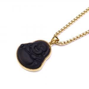 Link N Lock® Matte Yellow Buddha Pendant thumbnail 2