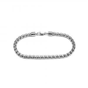 Link N Lock® Box Chain Bracelet - 8.5 inches in Stainless Steel