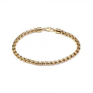 Link N Lock® Box Chain Bracelet - 8.5 inches in Stainless Steel