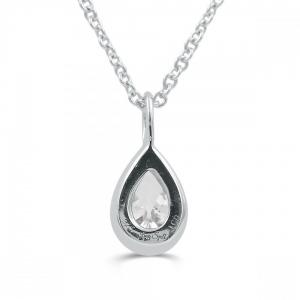 Love Spell® Lab-grown Diamonds Pear Necklace 0.50 Ct. T.w. thumbnail 2