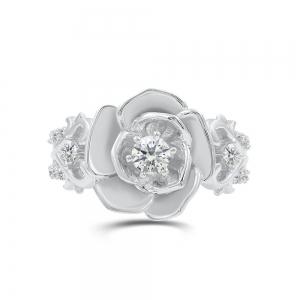 Love Spell® Lab-grown Diamonds Rose Ring 0.50 Ct. T.w. thumbnail 4